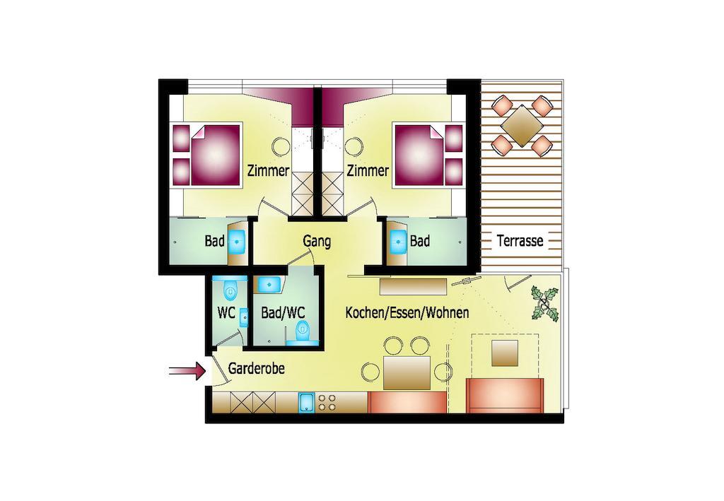 Thurnbach - Top Level Apartments Aschau Im Zillertal 객실 사진